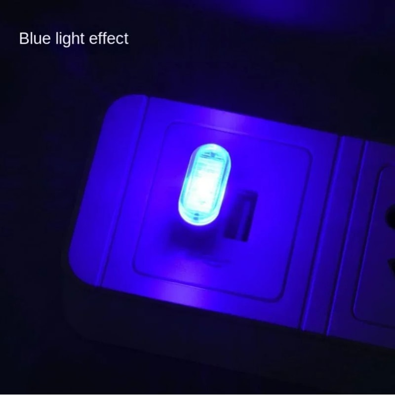 Mini USB LED Car Interior Neon Atmosphere Light Plug And Play Ambient Lamp 4