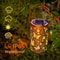 Butterfly Solar Lantern Outdoor Waterproof Metal Hanging Garden Light 6