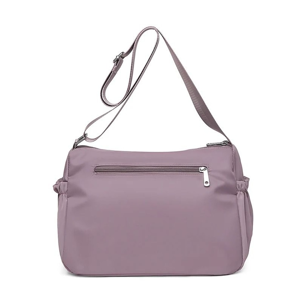 Womens Waterproof Nylon Crossbody Shoulder Bag Large Capacity Multi Pocket Tote 11