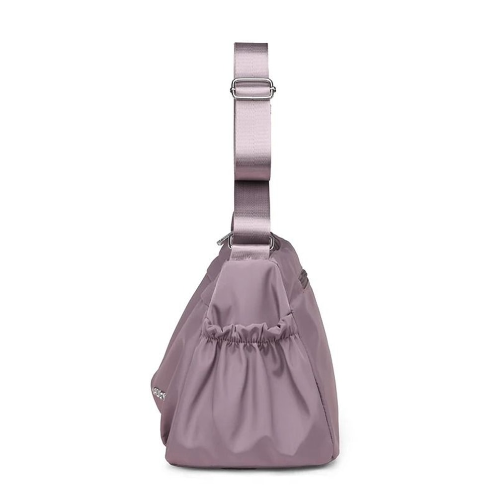 Womens Waterproof Nylon Crossbody Shoulder Bag Large Capacity Multi Pocket Tote 7