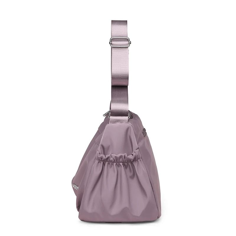 Womens Waterproof Nylon Crossbody Shoulder Bag Large Capacity Multi Pocket Tote 7