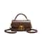 Vintage Small Leather Armpit Bag With Chain Strap Womens Summer Underarm Handbag 3