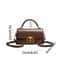 Vintage Small Leather Armpit Bag With Chain Strap Womens Summer Underarm Handbag 7