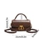 Vintage Small Leather Armpit Bag With Chain Strap Womens Summer Underarm Handbag 7