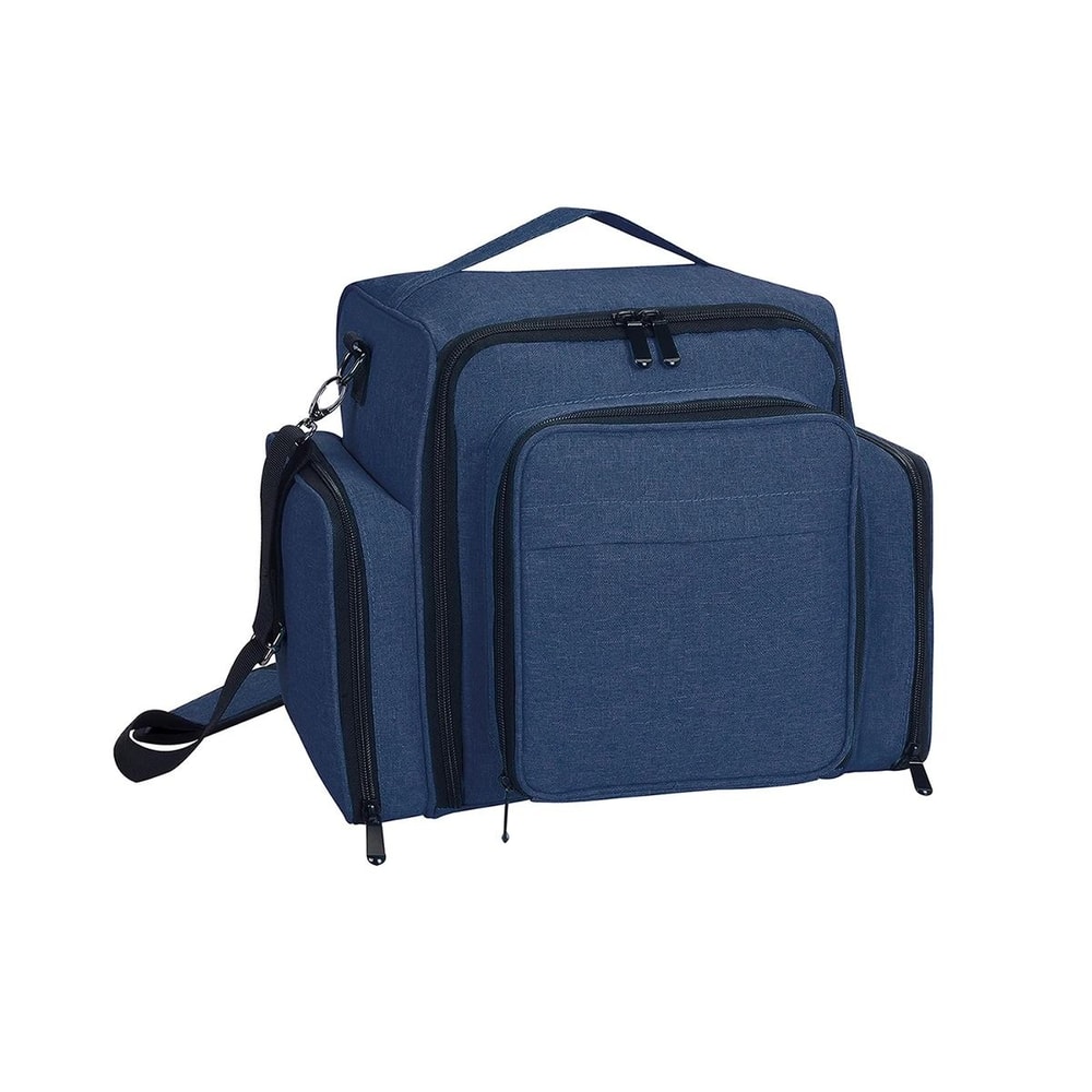 UOZL Large Capacity Nail Polish Organizer Holds 60 Bottles With Nail Art Lamp Storage 2