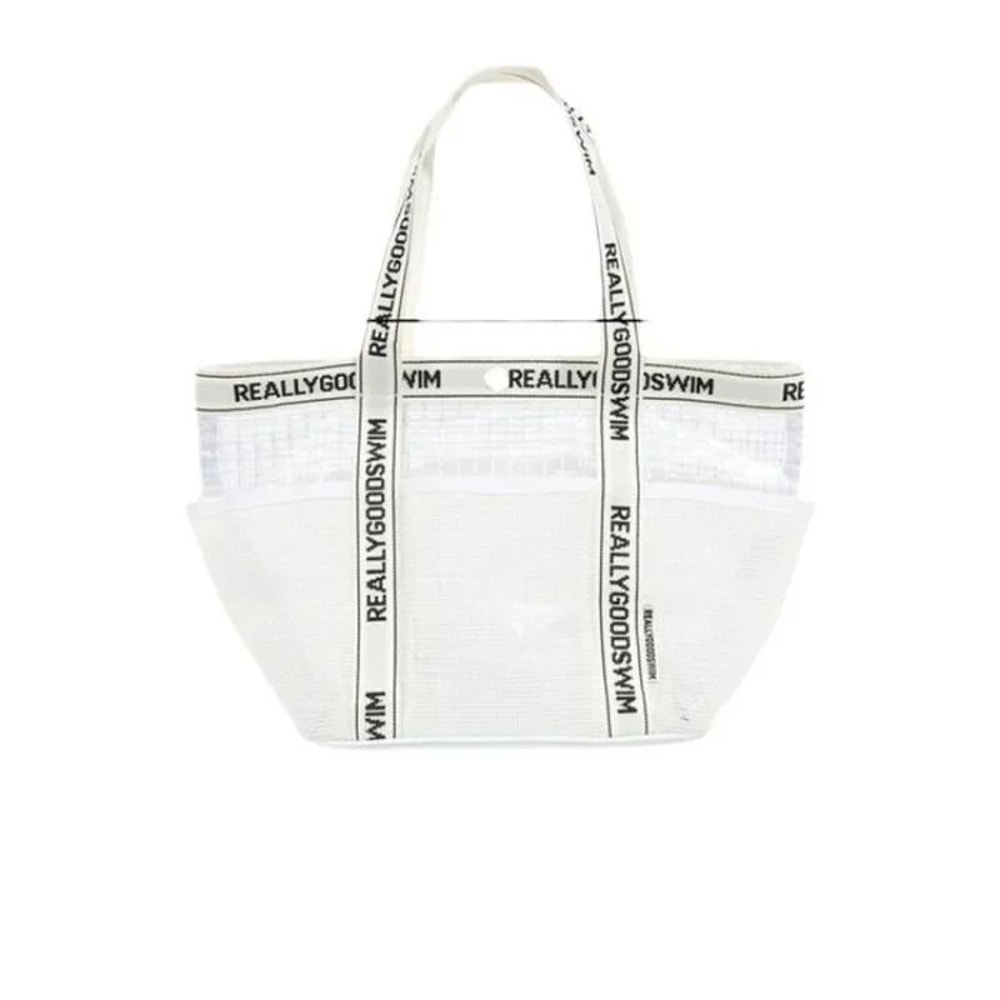 Waterproof PVC Beach Tote Bag Large Capacity Swim Bag With Wet Dry Separation 0