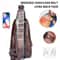 BULLCAPTAIN Mens Leather Chest Bag Large Capacity Casual Crossbody Sling 6