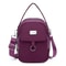 Lightweight Nylon Crossbody Bag For Women Mini Multi Zip Shoulder Purse 5