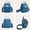 Lightweight Nylon Crossbody Bag For Women Mini Multi Zip Shoulder Purse 9