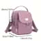Lightweight Nylon Crossbody Bag For Women Mini Multi Zip Shoulder Purse 12