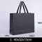 Black Kraft Paper Gift Bag For Wedding Party And Food Packaging 3