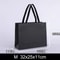 Black Kraft Paper Gift Bag For Wedding Party And Food Packaging 2