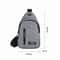 Mens Canvas Chest Bag Casual Crossbody Messenger Satchel 4