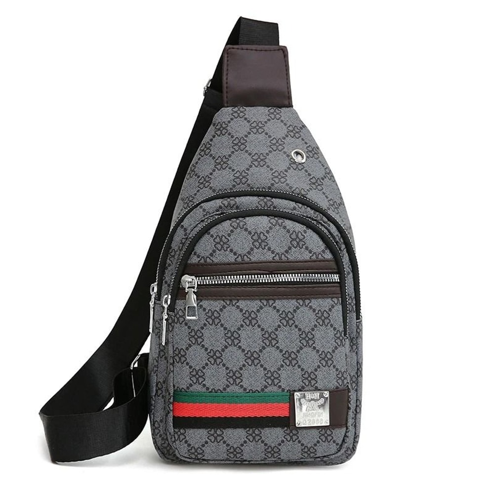 Mens Multifunction Messenger Chest Bag Casual Crossbody Shoulder Bag 3