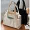 Large Capacity Canvas Tote Bag For Work And College 0