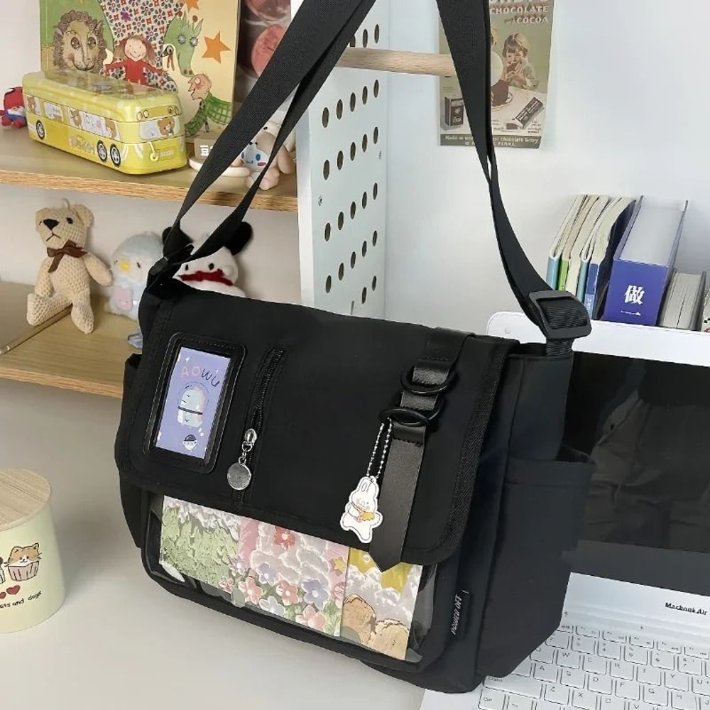 Y2K Harajuku Transparent Itabag Crossbody School Bag For Girls 2