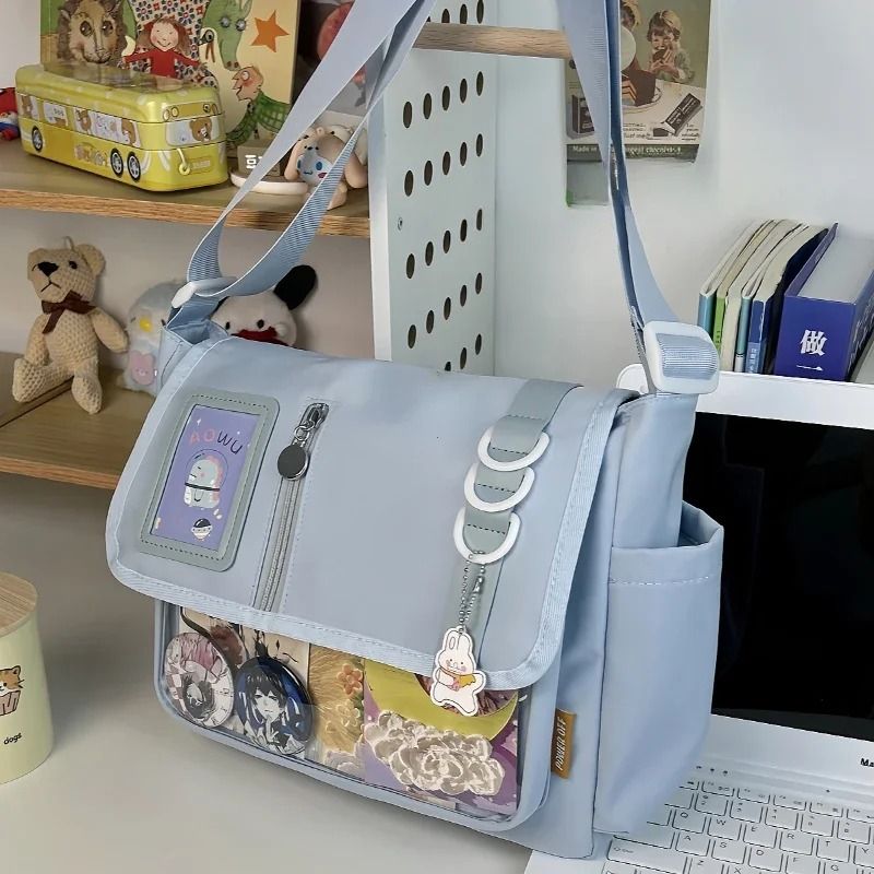 Y2K Harajuku Transparent Itabag Crossbody School Bag For Girls 3