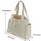 Versatile Large Capacity Canvas Shoulder Tote Bag For Work And Students 5