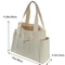 Versatile Large Capacity Canvas Shoulder Tote Bag For Work And Students 5