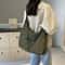 Y2K Soft Cloth Shoulder Bag Large Casual Crossbody Handbag For Women 12
