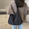 Y2K Soft Cloth Shoulder Bag Large Casual Crossbody Handbag For Women 0