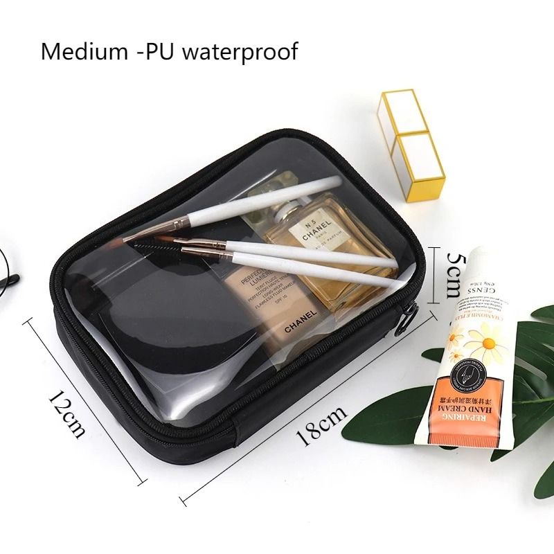 Waterproof Clear PVC Travel Makeup And Toiletry Organizer Bag 5