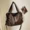 High Quality PU Shoulder Bag With Soft Interior And Contrast Design For Women 10