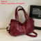 High Quality PU Shoulder Bag With Soft Interior And Contrast Design For Women 5