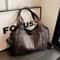 High Quality PU Shoulder Bag With Soft Interior And Contrast Design For Women 18