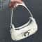 Vintage Korean White Star Underarm Shoulder Tote Bag For Women 2