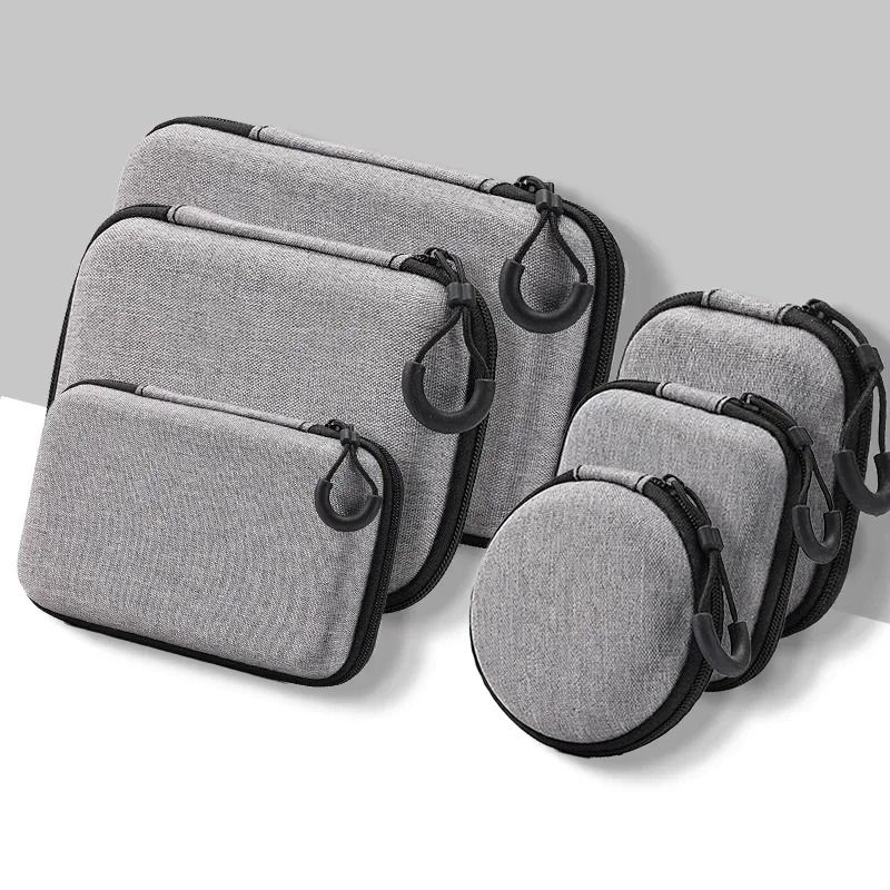 Mini Shockproof Digital Accessories Storage Case For Cables And Earphones 0