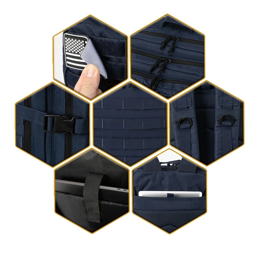 45L Tactical Molle Assault Backpack For Outdoor Trekking And Camping 17