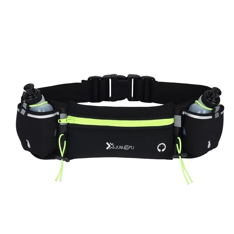 Dual Pocket Marathon Running Waist Pack With Phone And Water Bottle Holder 2