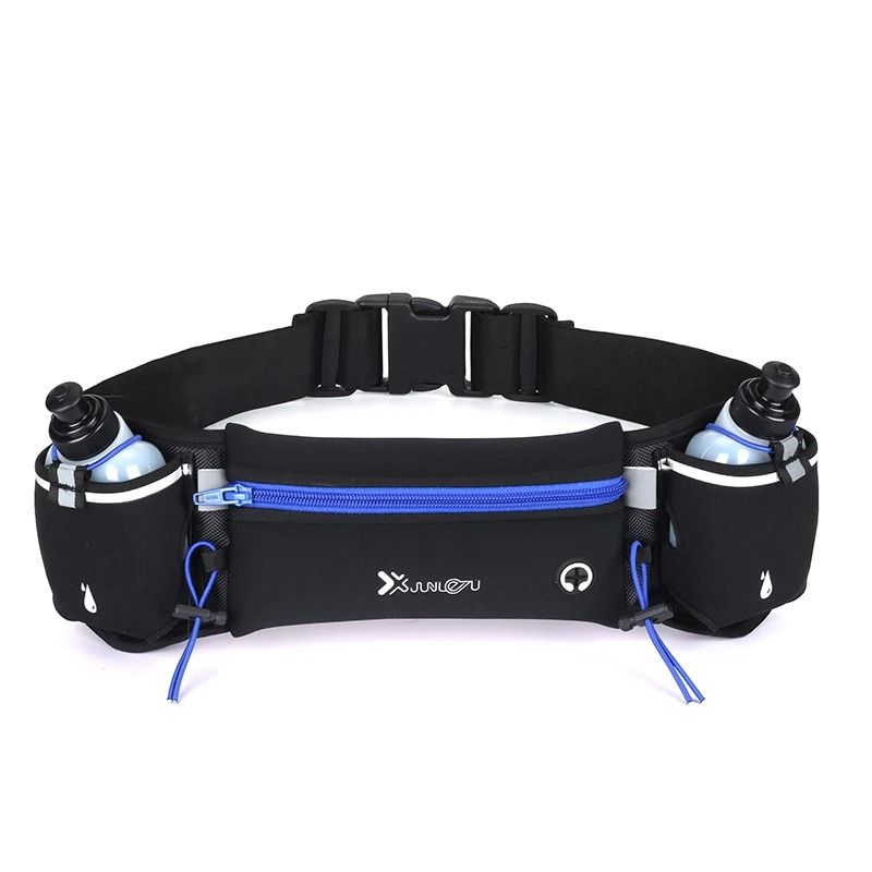 Dual Pocket Marathon Running Waist Pack With Phone And Water Bottle Holder 3