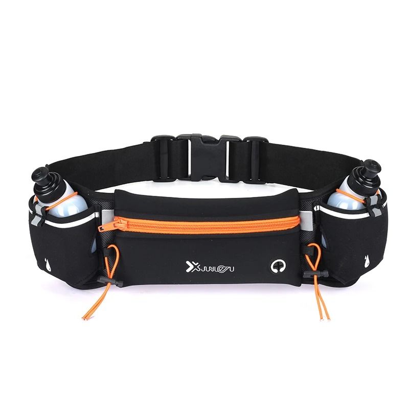 Dual Pocket Marathon Running Waist Pack With Phone And Water Bottle Holder 1