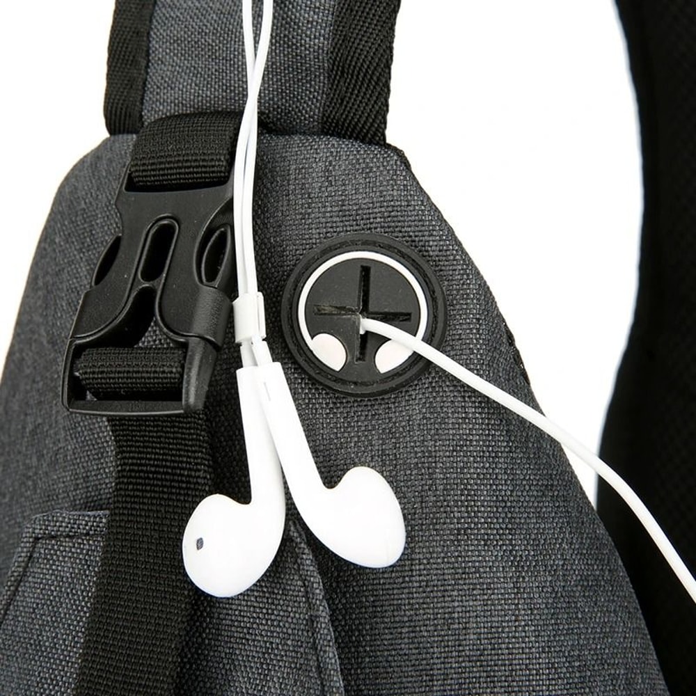 Mens Adjustable Chest Crossbody Bag For Travel And Outdoor Sports 12