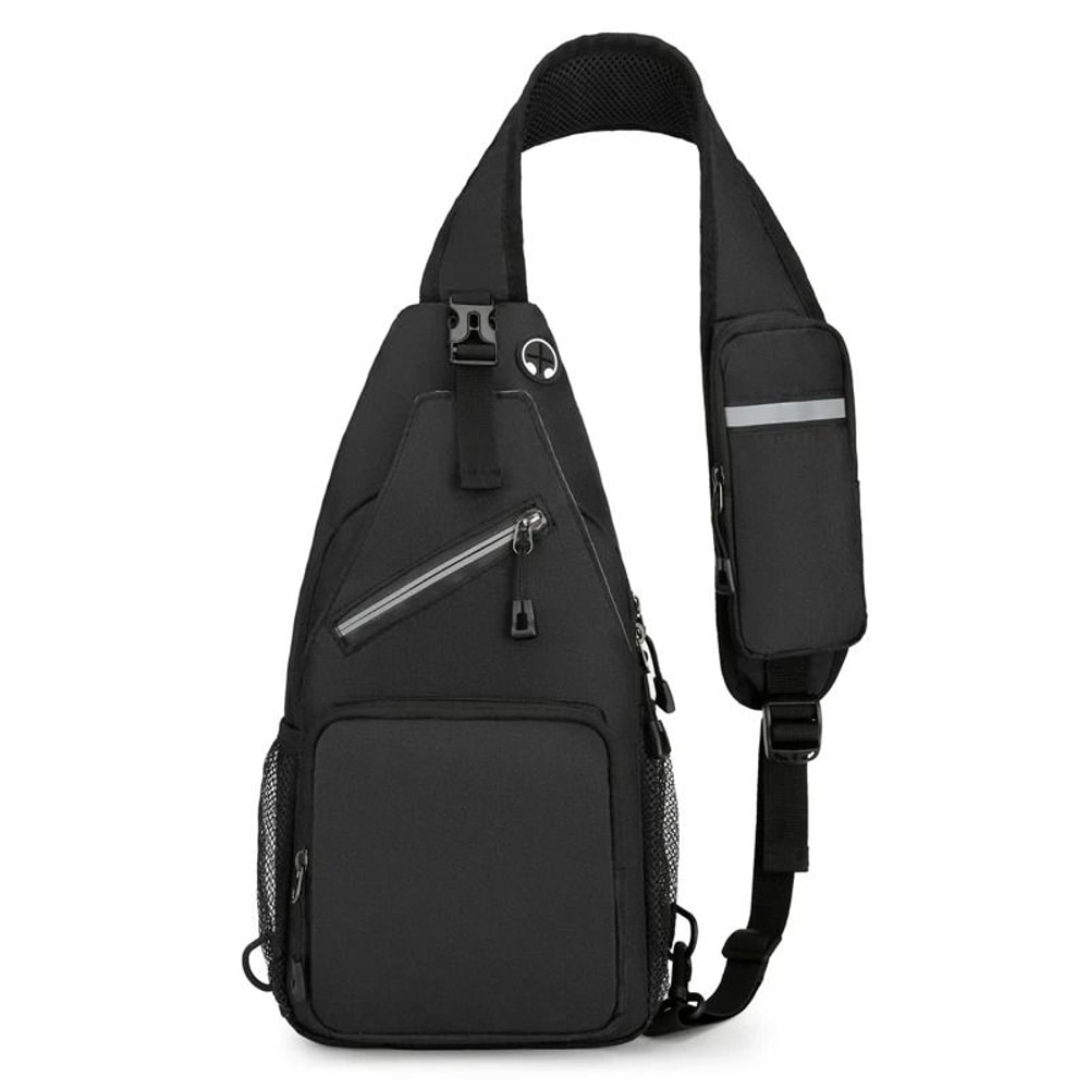 Mens Adjustable Chest Crossbody Bag For Travel And Outdoor Sports 1