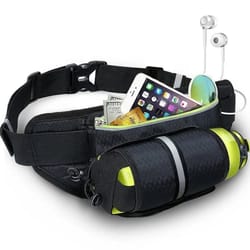 hydration trail running belt waist bag with water bottle holder
