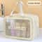 Dry Wet Separation Transparent PU Makeup And Travel Toiletry Bag 5