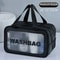 Dry Wet Separation Transparent PU Makeup And Travel Toiletry Bag 3