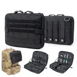 1000d nylon tactical molle tool and medical pouch