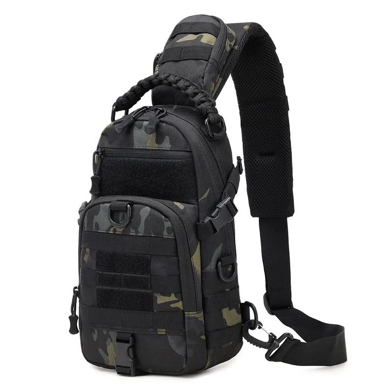 Mens Tactical Molle Chest Sling Bag For Camping And Outdoor Sports 6