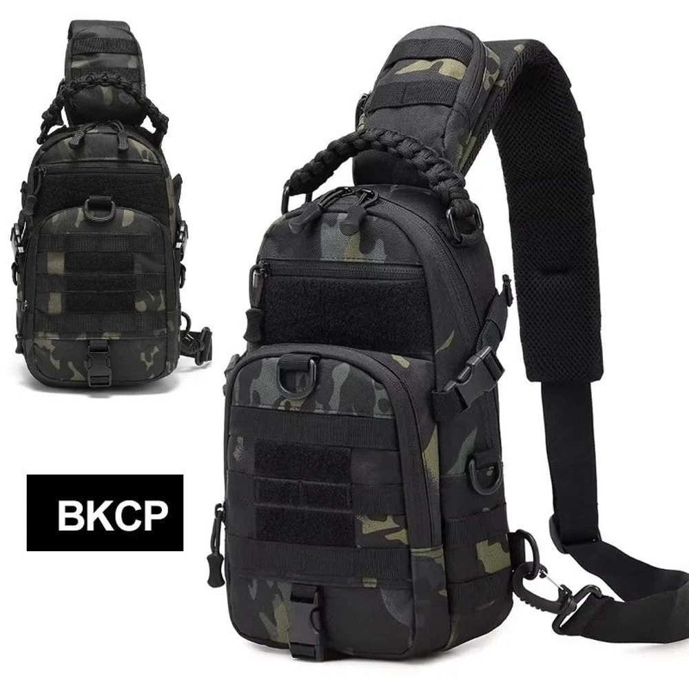 Mens Tactical Molle Chest Sling Bag For Camping And Outdoor Sports 3