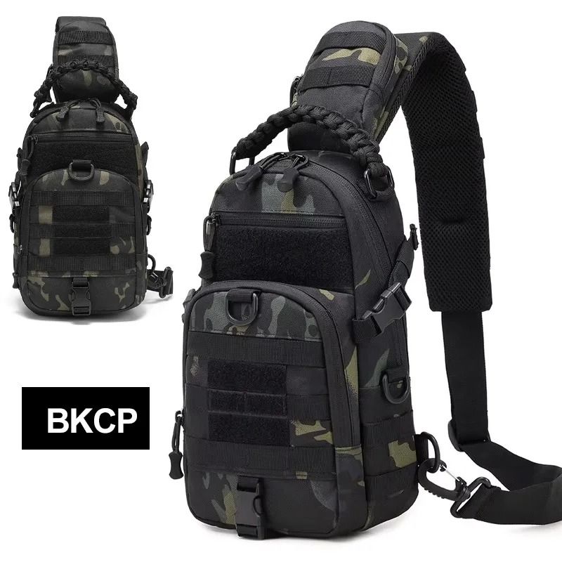 Mens Tactical Molle Chest Sling Bag For Camping And Outdoor Sports 3