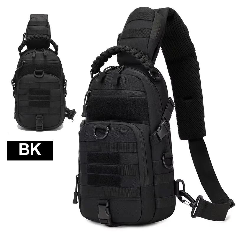 Mens Tactical Molle Chest Sling Bag For Camping And Outdoor Sports 2