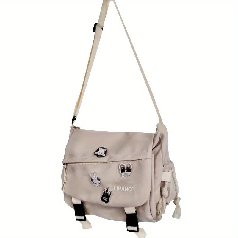Trendy Nylon Messenger Shoulder Crossbody Bag For Men 4