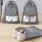 Non Woven Waterproof Shoes Storage Bag Set For Closet And Travel 6