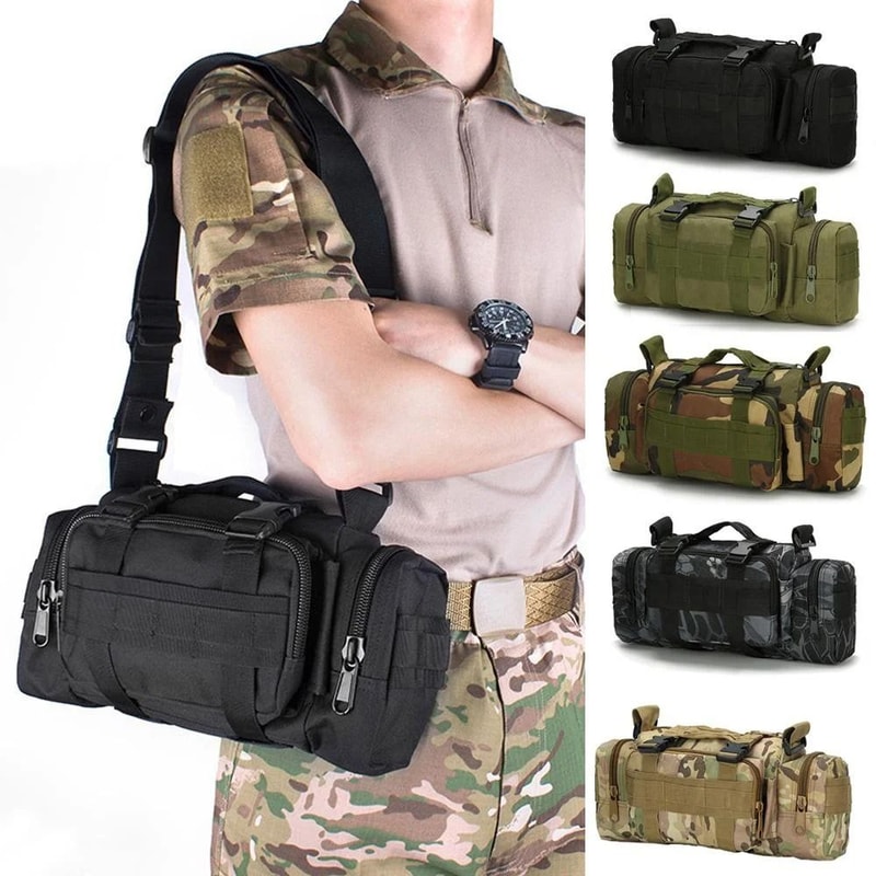 Multifunctional Camouflage Outdoor Sport Waist Bag For Hiking And Climbing 0
