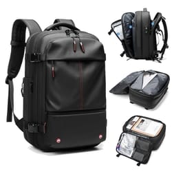 17 inch vacuum compression travel laptop backpack large capacity business school bag