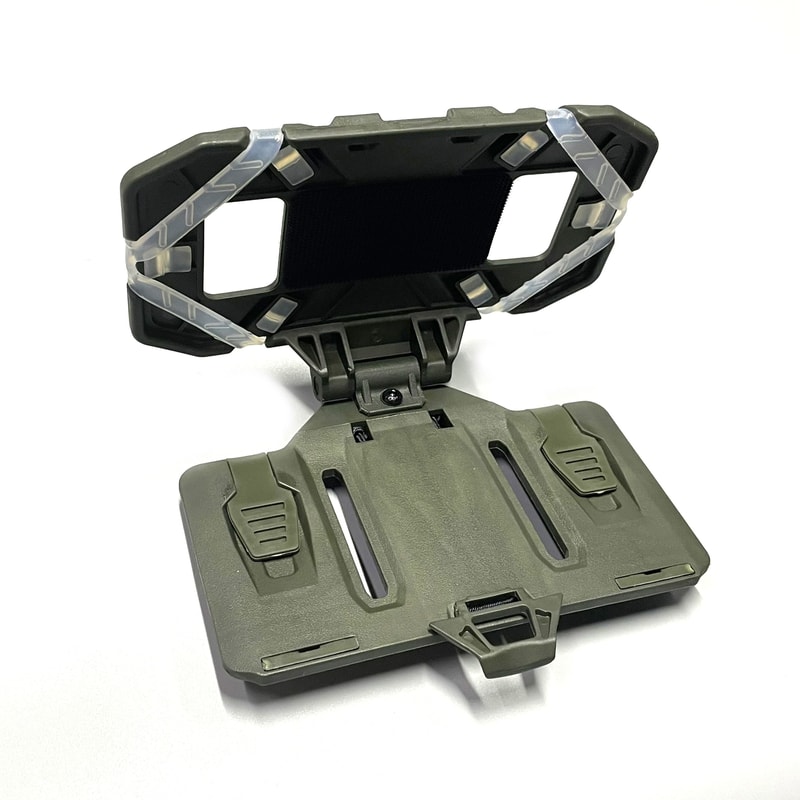 Tactical MOLLE Phone Holder With Folding Navigation Board Mount 2